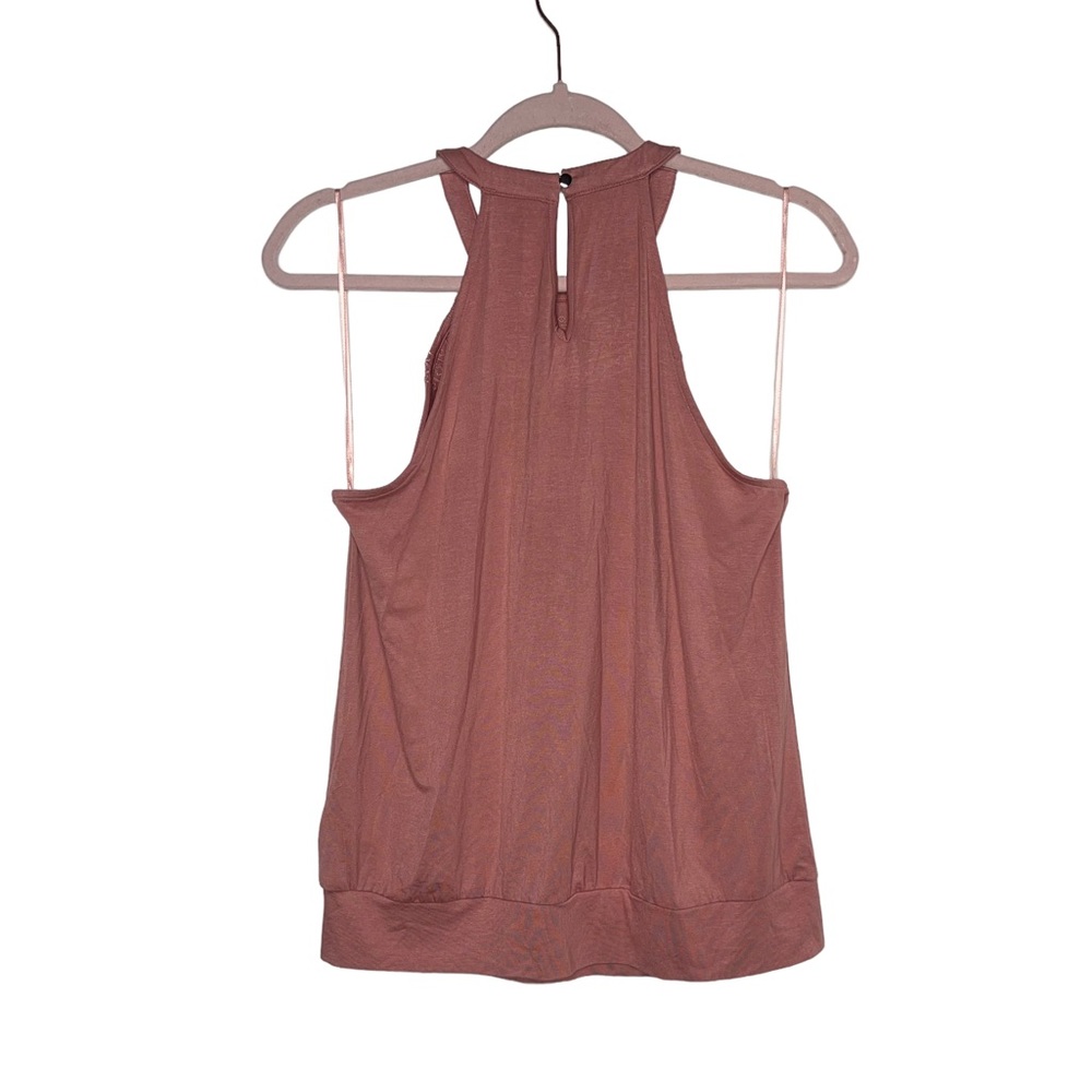 CABLE GAUGE Mauve Tank it’s Aztec Embroidery M NWOT - Picture 10 of 12